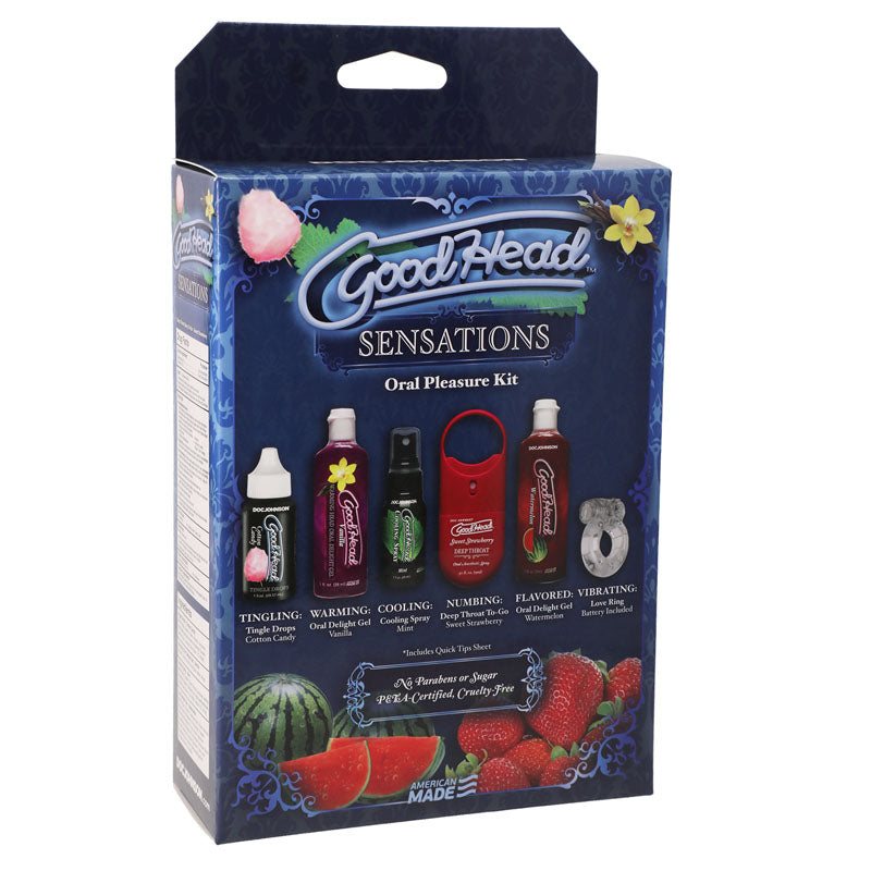GoodHead Sensations Kit - 6 Piece Lotion Set - Naughty by Nature Adult Store