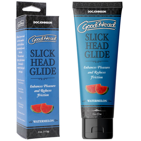 GoodHead Slick Head Glide - Watermelon - Watermelon Flavoured Lubricant - 120 ml Tube - Naughty by Nature Adult Store