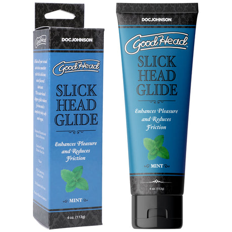 GoodHead Slick Head Glide - Mint - Mint Flavoured Lubricant - 120 ml Tube - Naughty by Nature Adult Store