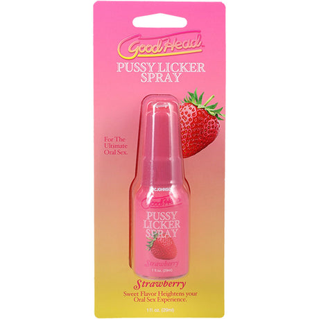 GoodHead Pussy Licker Spray - Strawberry - Naughty by Nature Adult Store