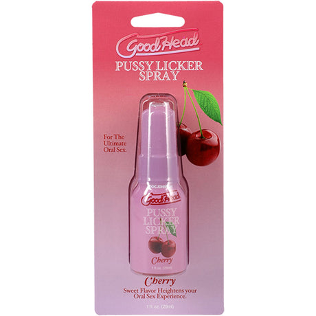 GoodHead Pussy Licker Spray - Cherry - Naughty by Nature Adult Store