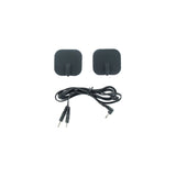 Zeus Deluxe Black Electro Pads 2 Pk - Naughty by Nature Adult Store