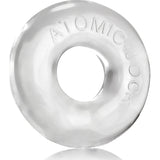 Naughty by Nature merch cockring with glossy finish and "ATOMIC" inscription.