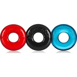 Ringer Cockring 3 Pc Multicolor - Naughty by Nature Adult Store
