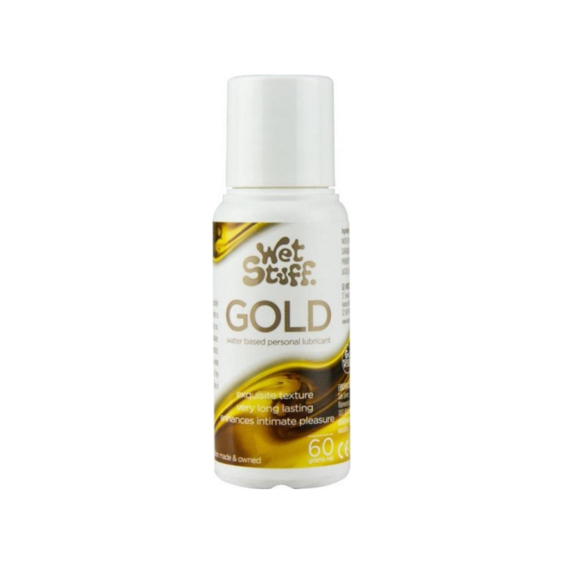 Wet Stuff Gold Bottle 60g - Naughty by Nature Adult Store