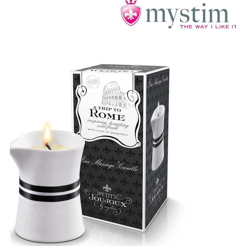 Petits Joujoux A Trip to Rome Massage Candle 120ml - Naughty by Nature Adult Store