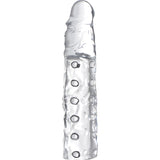 3in Clear Penis Enhancer Sleeve - Naughty by Nature Adult Store