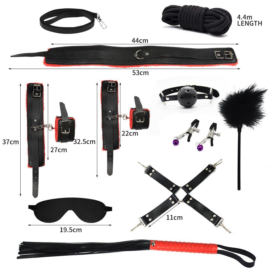 14pcs Bondage Set Beginners Starter Kit - Sex Toys