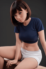 151cm/4ft11 F - cup Silicone Head Aibei Chubby Sex Doll - Sex Doll