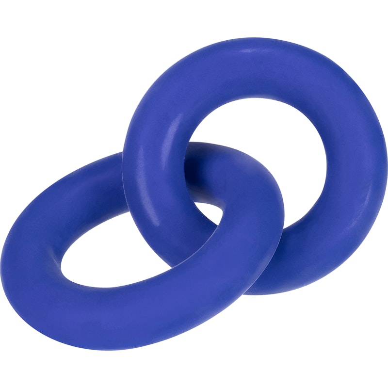 DUO Linked Cock/Ball Rings by Hunkyjunk Cobalt - Naughty by Nature Adult Store