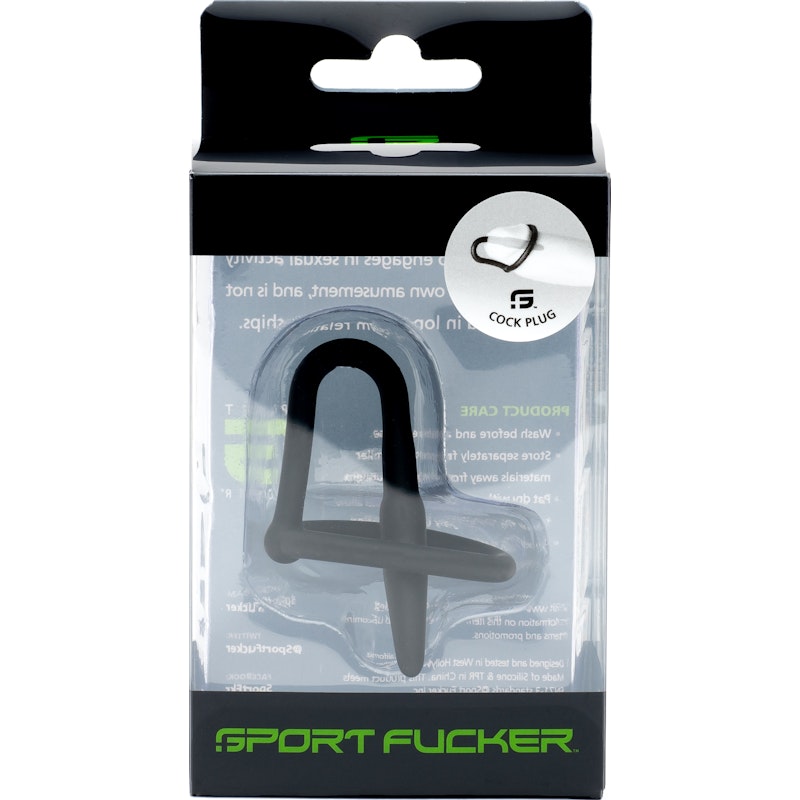 Cock Plug By Sport Fucker Black - Naughty by Nature Adult Store