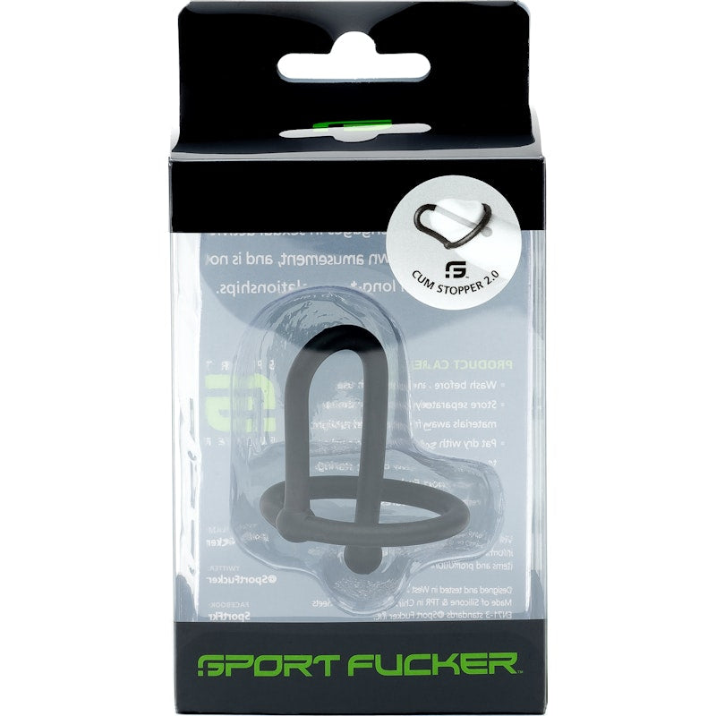 Cum Stopper 2.0 Black - Naughty by Nature Adult Store