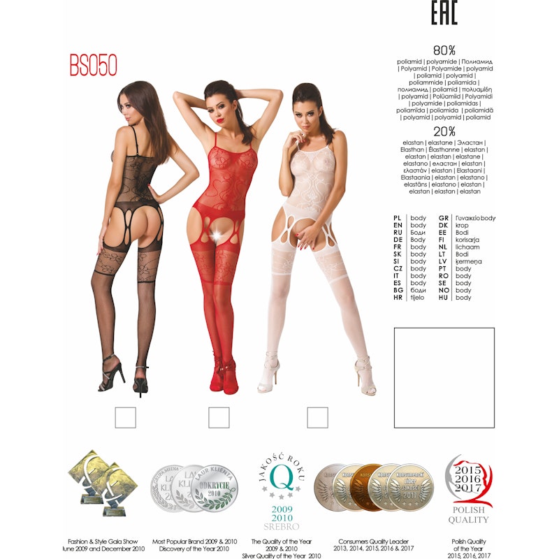 Bodystocking BS050 BLK - Naughty by Nature Adult Store