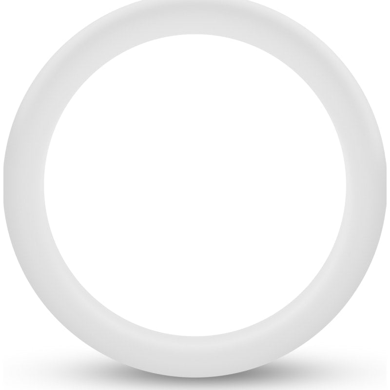 Performance Silicone Glo Cock Ring White Glow - Naughty by Nature Adult Store