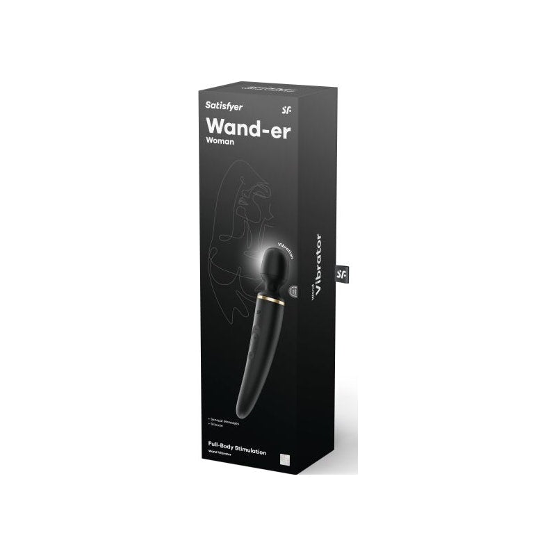Satisfyer Wand-er Woman Black - Naughty by Nature Adult Store