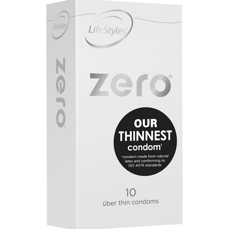 LifeStyles Zero 10 Condoms - Naughty by Nature Adult Store