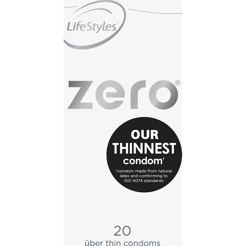 LifeStyles Zero 20 Condoms - Naughty by Nature Adult Store