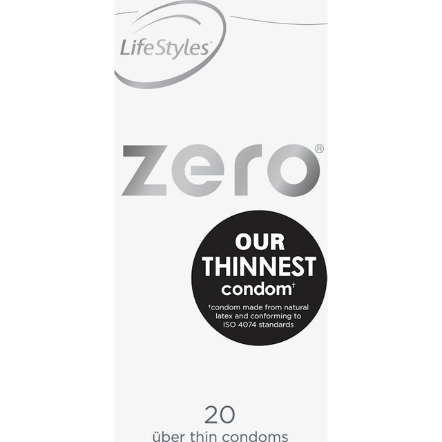 LifeStyles Zero 20 Condoms - Naughty by Nature Adult Store