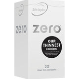 LifeStyles Zero 20 Condoms - Naughty by Nature Adult Store
