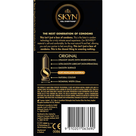 SKYN Original Condoms 10 Pc - Naughty by Nature Adult Store