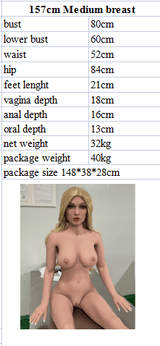 157cm Medium Breast D Cup Aibei Sex Doll - Naughty by Nature Adult Store