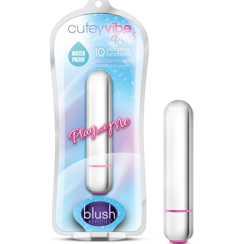 Play with Me Cutey Vibe Plus Silver - Naughty by Nature Adult Store