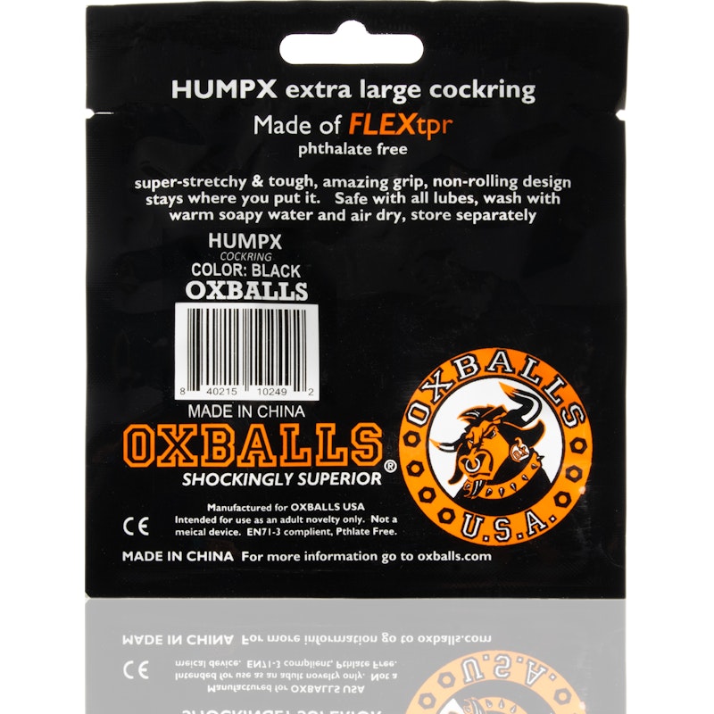 Humpx Cockring Black - Naughty by Nature Adult Store