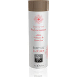 Shiatsu Luxury Body Oil Edible Hibiskus and Green Tea - Naughty by Nature Adult Store