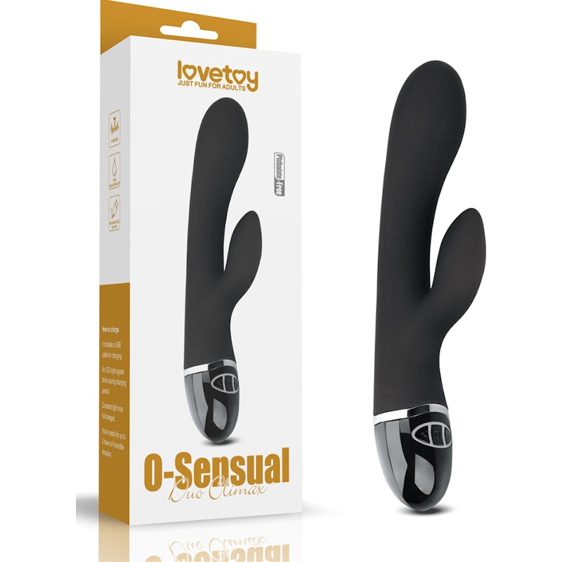 O Sensual Silicone Rechargeable Rabbit Vibrator - Naughty by Nature Adult Store