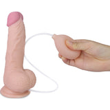 Soft Ejaculation Cock With Ball 8in - Naughty by Nature Adult Store