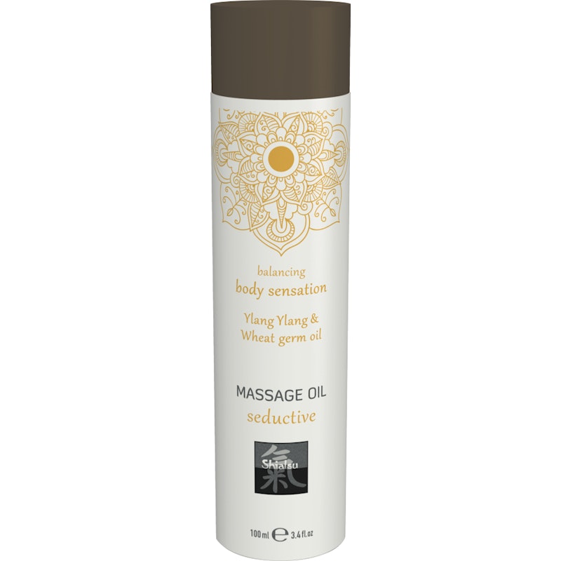 Shiatsu Massage Oil Seductive Ylang Ylang And Wheat Germ Oil 100ml - Naughty by Nature Adult Store