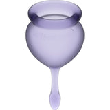 Feel Good Menstrual Cup Lila 2pcs - Naughty by Nature Adult Store