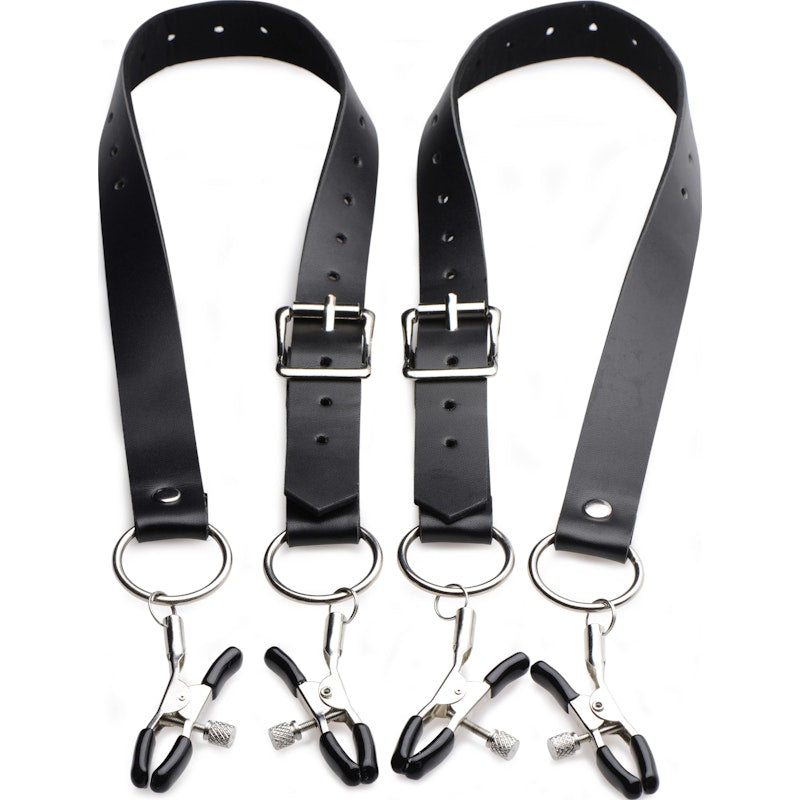 Labia Spreader Straps with Clamps - Naughty by Nature Adult Store