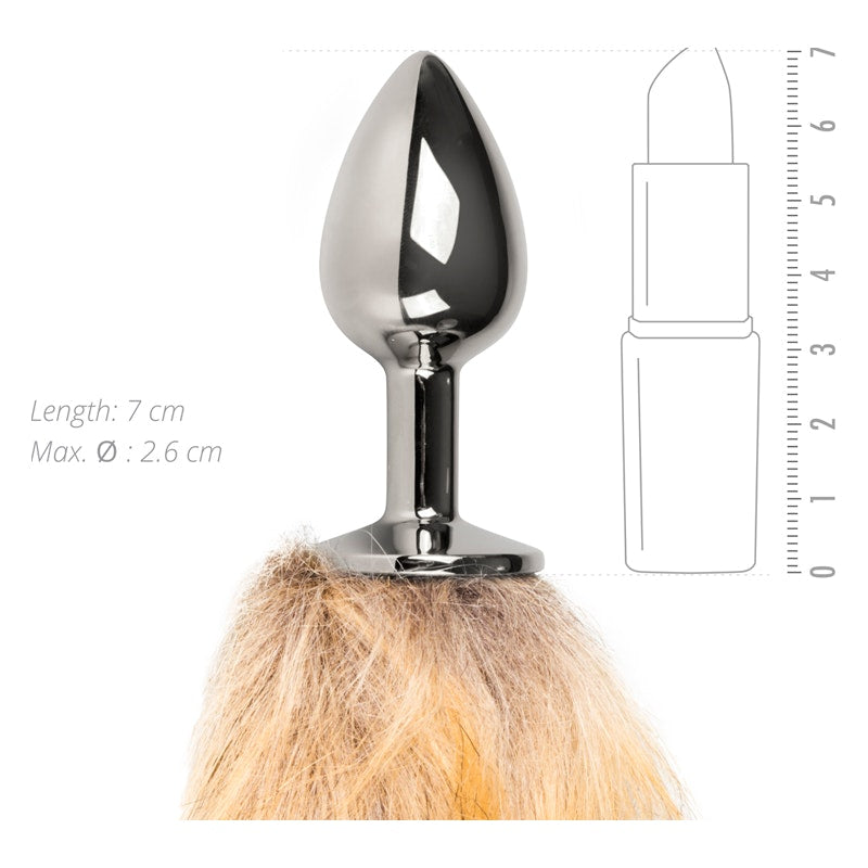 Fox Tail No. 1 Silver Plug - Naughty by Nature Adult Store
