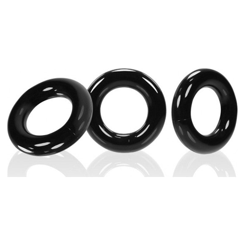 Willy Rings Black - Naughty by Nature Adult Store