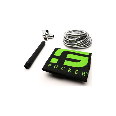 Sport Fucker Shower Kit Black 6in - Naughty by Nature Adult Store