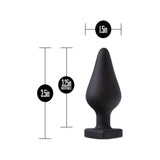 Temptasia Spank Me Butt Plug Black - Naughty by Nature Adult Store