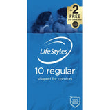 Lifestyles Regular Condoms 10 - Naughty by Nature Adult Store