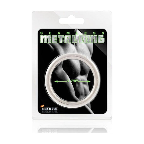 Seamless Metal Cock Ring 48mm - Naughty by Nature Adult Store