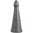 Rockeye 11in Anal Dildo Gun Metal - Naughty by Nature Adult Store