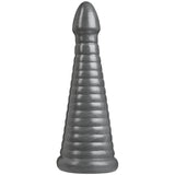 Rockeye 11in Anal Dildo Gun Metal - Naughty by Nature Adult Store
