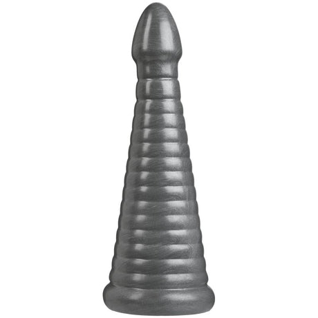 Rockeye 11in Anal Dildo Gun Metal - Naughty by Nature Adult Store