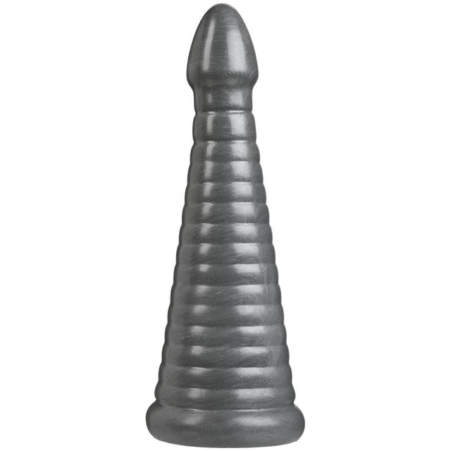 Rockeye 11in Anal Dildo Gun Metal - Naughty by Nature Adult Store