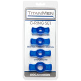Cock Ring Set Blue - Naughty by Nature Adult Store