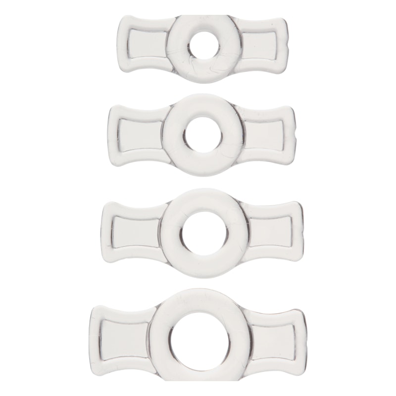 Cock Ring Set Clear - Naughty by Nature Adult Store