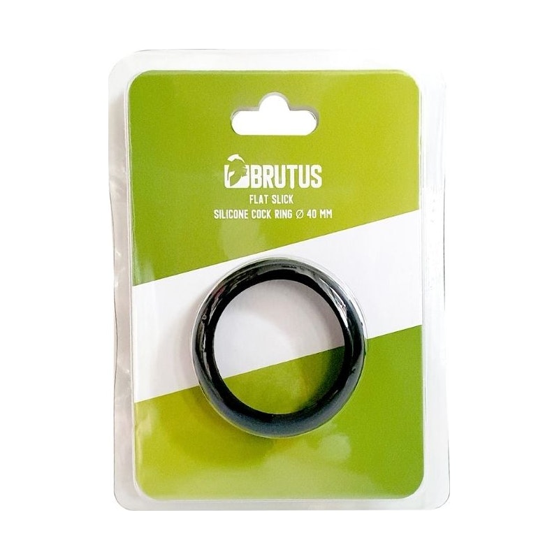 Brutus Flat Slick Cock Ring 40mm - Naughty by Nature Adult Store