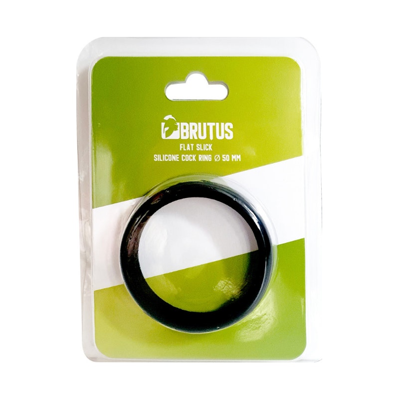 Brutus Flat Slick Cock Ring 50mm - Naughty by Nature Adult Store