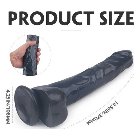 King Kong Dong w Balls Black XXL - Naughty by Nature Adult Store