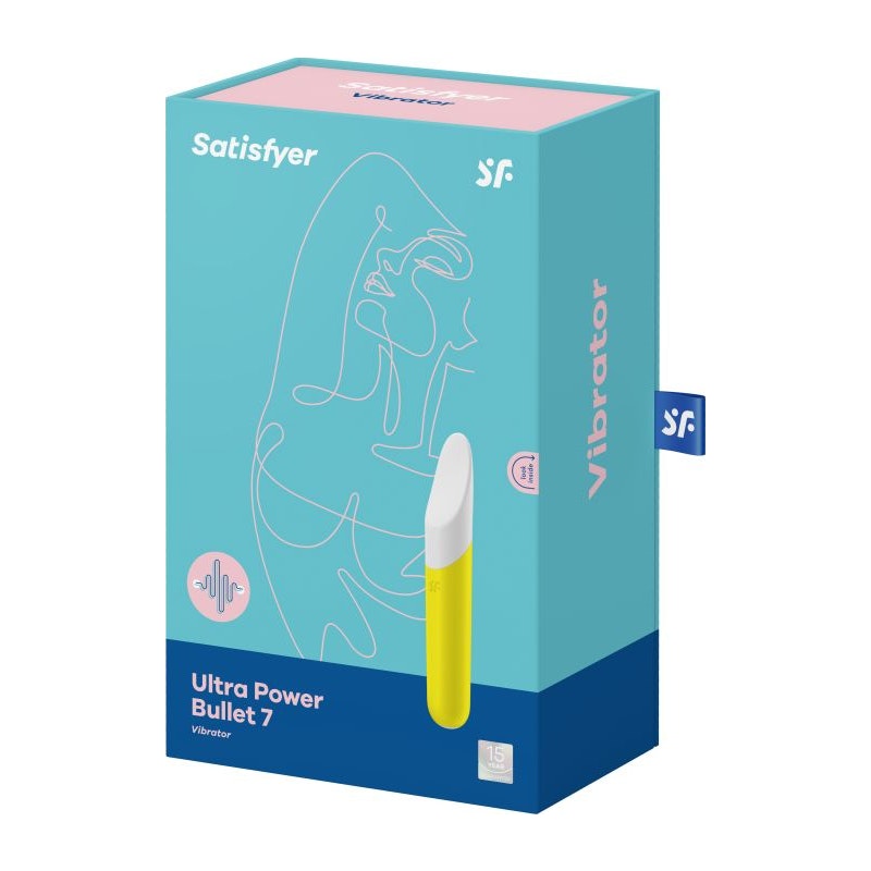 Satisfyer Ultra Power Bullet 7 Yellow - Naughty by Nature Adult Store