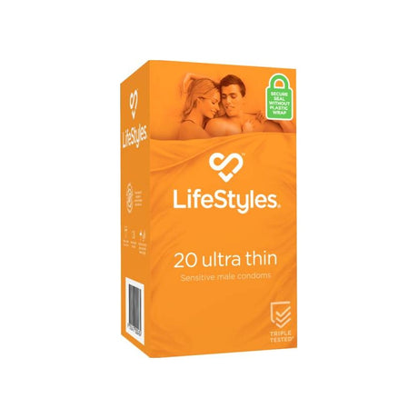 LifeStyles Ultra Thin Condoms 20 - Naughty by Nature Adult Store